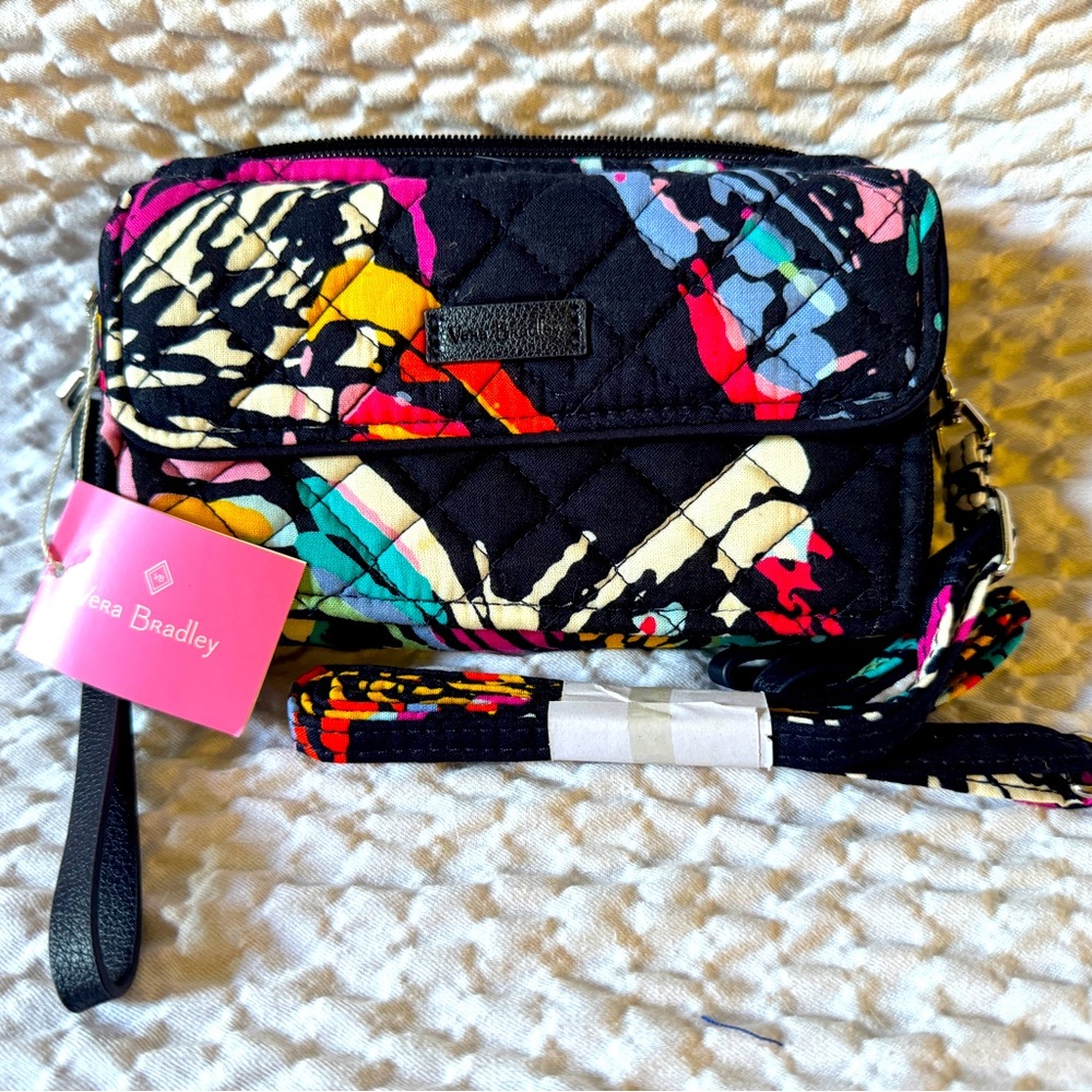 NWT Vera Bradley RFID crossbody Wallet
